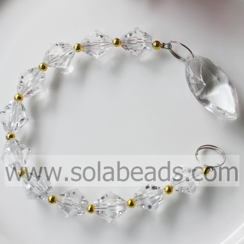 Winter 255MM Length Crystal Beaded Pendant