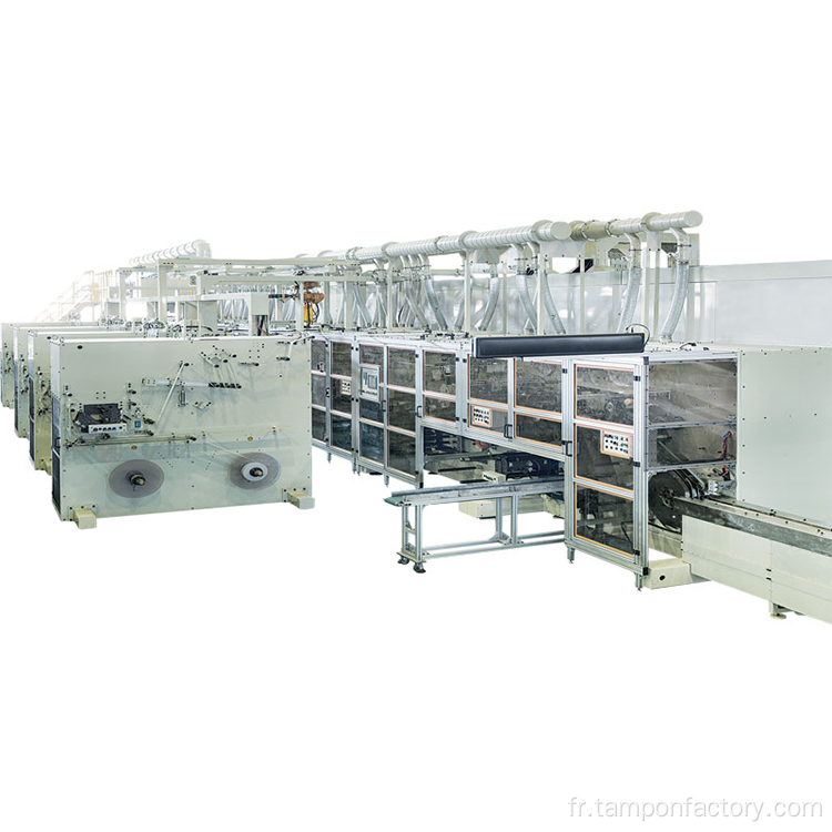 10000pieces / 1min Sanity Napkin Production Line