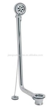 chrome plate brass drainer used for bath overflow hole and waste drain hole