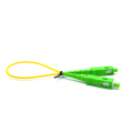 SC APC duplex fiber optic patch cord cable