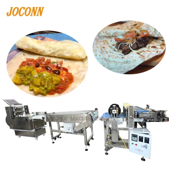 Lavash Production Line: Large Pita Bread and Tortilla Flattening Machine