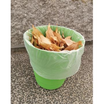 Bolsas de colección de hojas de césped para jardín compostables AS64 D6400