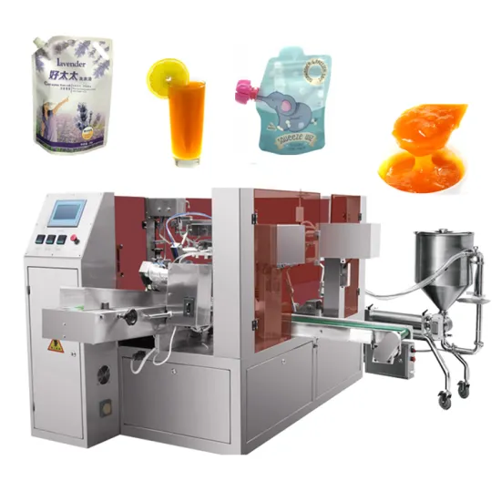 MR8-200R Liquid Juice Spout Pouch Filling Machine