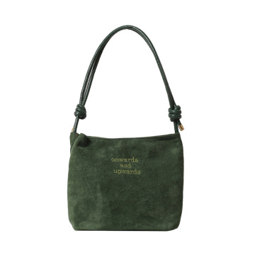 High-End Customized Frosted Women's Large Capacity Shoulder Tote Bag