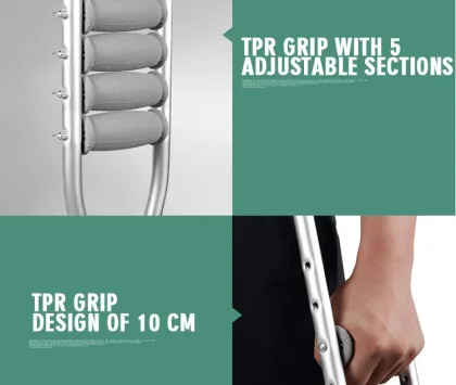 Adjustable Underarm Walking Telescopic Crutch
