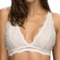 Ensemble de culotte brassière triangle en dentelle fleurie sur mesure