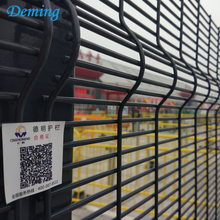 Factory PVC Coated 358 Anti Climb Security Fence