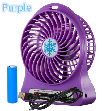 USB Mini Fan - batterij -bureautafelventilator