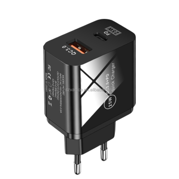 Versi EU 25W USB-C Pengecas Cepat untuk Samsung dengan Penyesuai Kuasa Asal