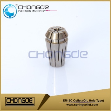 Collet ER16C de haute qualité Type de trou d&#39;huile Collet