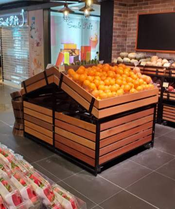 Gondola Shelf Fruit and Vegetales POP Display Stands