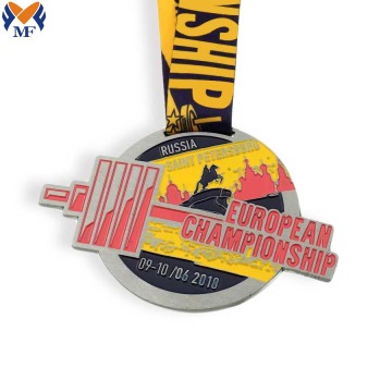 Personalized city metal champion medal