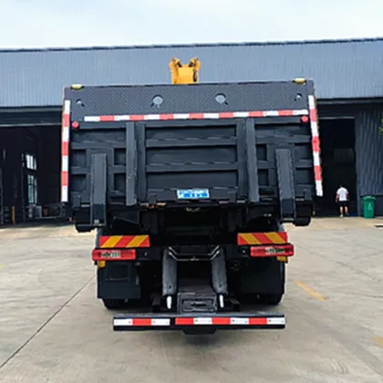 Saic Hongyan 6x4 wrecker truck with crane