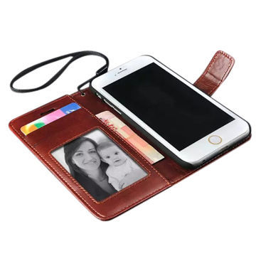 Wallet Leather Case for Mobile Phone, Wholesale Supplier from China, Light in WeightNew