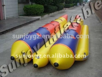 2017 Sunjoy aqua park equipment inflatable banana boat for customized