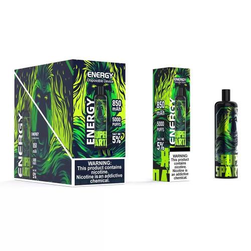 RUOK Energy 5000 Puffs e cigarros eletrônicos caneta vape