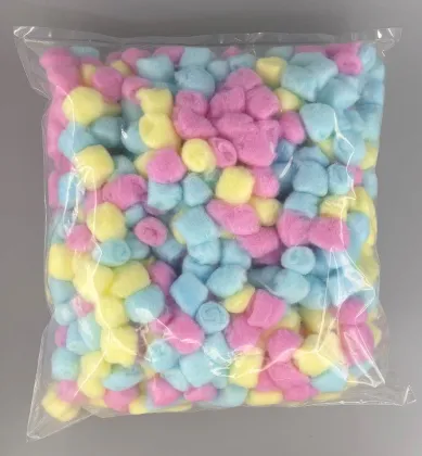 Customizable colored cotton balls