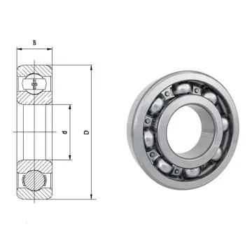 MLZ WM Brand 6007 Series Motor Bearings 35x62x14mm