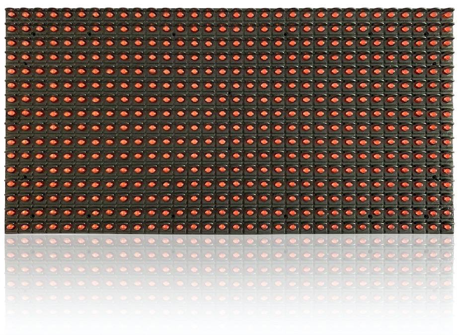 single red color led display 
