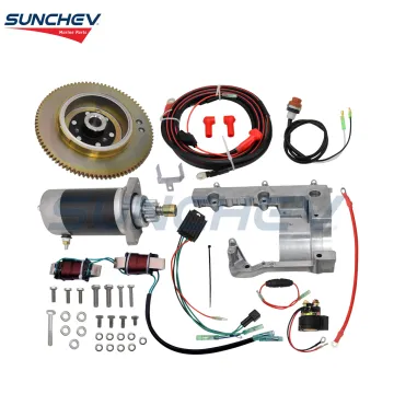 SUNCHEV Electric Starter Kit 6H4 For Yamaha 40-50hp(2 Stroke)