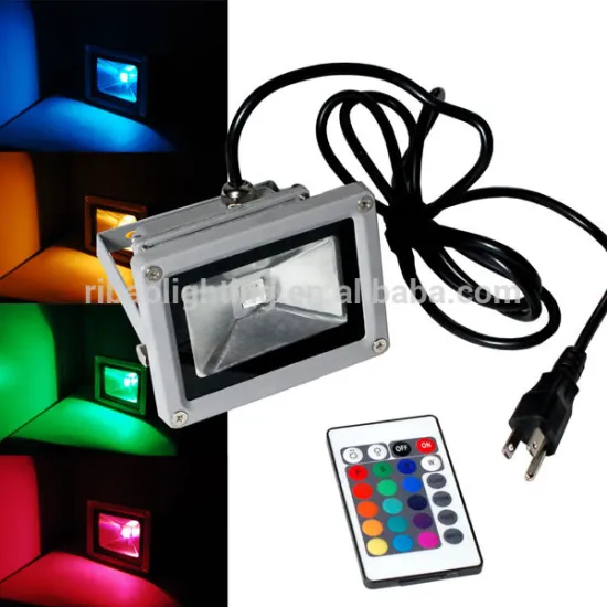 High Quality 10W Waterproof DMX RGB Outdoor LED Flood Light