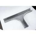 Stainless Steel Trough-Style Horizontal Equal-Diameter Tee