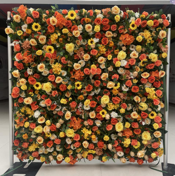 Décoration de scène en gros de la scène des murs et décors de fleurs