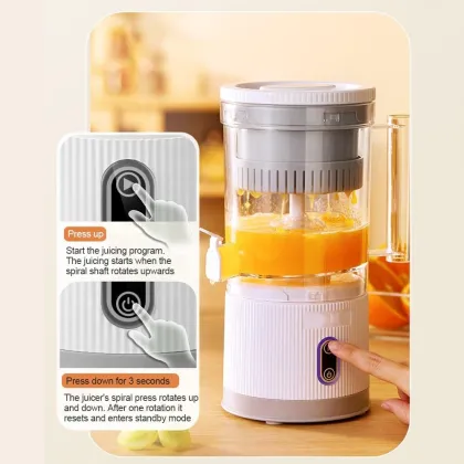 2024 Wholesale Wireless Orange Juicer - USB Rechargeable Electric Slow Juicer