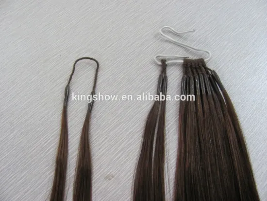 hot selling attractive design cotton thread hair tip hair extension