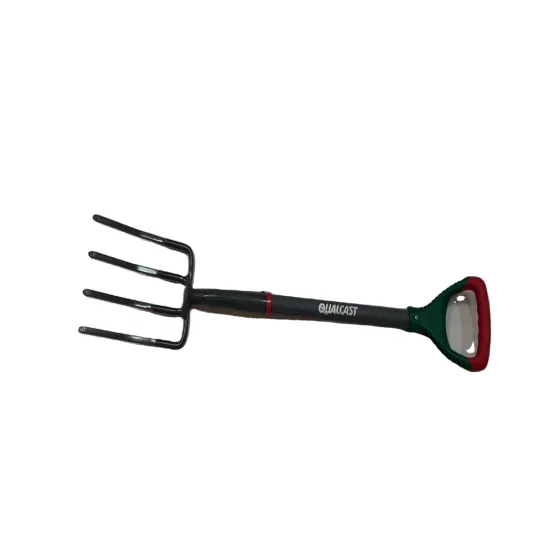Garden Iron Pitch Fork with D-Grip Handle