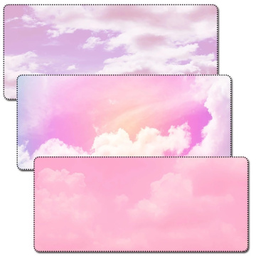 Custom Color Cloud Printing Mouse Mat - Large Size for Laptop Use, Ideal for Home