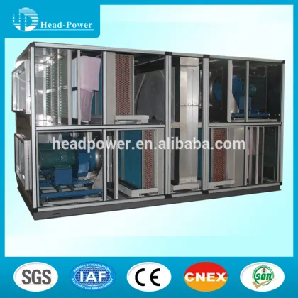 bag type filter DX fresh air handling unit HVAC system