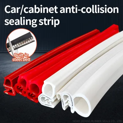 side bubble door anti-collision silicone rubber sealing