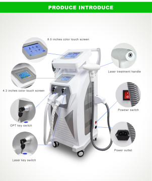 NEW 3 in 1 Ipl Shr Opt Hair Removal Elight RF Face Lifting Nd Yag Tattoo Removal Laser Beauty Machine