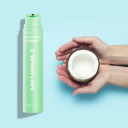 Mango flavored watermelon flavored fluoride toothpaste