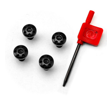 BORYOPTICS Customized 4 Pieces Stainless Steel T8 Plum Screws