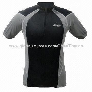 Cycling jersey, full sublimation printing, 100% polyester, good texture, customized style and color