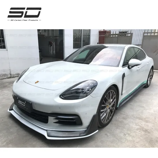 SD Style Dry Carbon Fiber Body Kit Side Skirt for Porsche Panamera 971