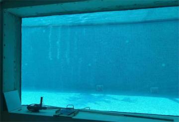 Acrylfenster für Container -Schwimmbad
