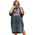 cotton surf hooded poncho towel for adults kids