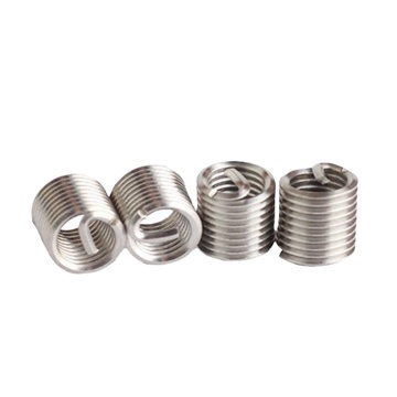 Silver-Plated 304 Stainless Steel Fastener Essential Wire Thread Insert Sheath Composed Zinc Alloy Titanium Metric Measurements