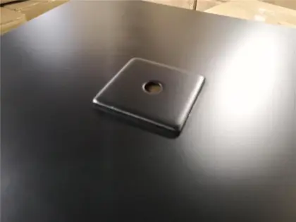 15kgs outdoor steel plate square flat metal steel plate foot