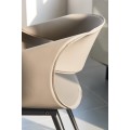 Light Exclusive Cosy Comfortable Leather Dining Chair