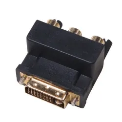 DVI 24+1 to 3 RCA Adapter