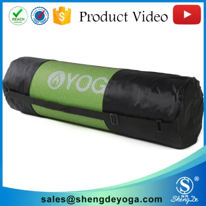 2015 premium nbr yoga mat, nbr yoga mat with strap, yogamatte yoga matratze