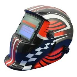 Blue Auto Darkening Solar Professional Welding Helmets Aluminium Mig Tig Welder casco de soldador