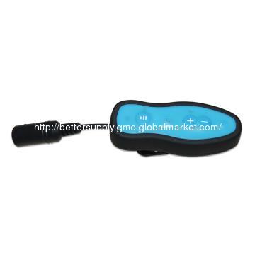 sports waterproof mp3 player with clip