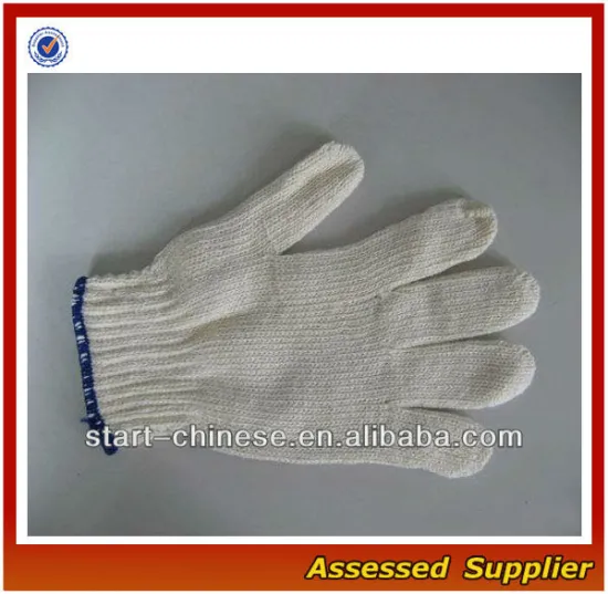 CXK-123 Newly Cotton Gloves and String-Knit Gloves/cotton knitted working gloves/working cotton gloves/industrial cotton gloves