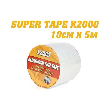 Waterproof High Temperature Aluminum Foil Adhesive Sealant Butyl Tape - 1cm x 3m