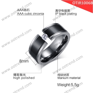 Best sellers 2016 new product men titanium rings